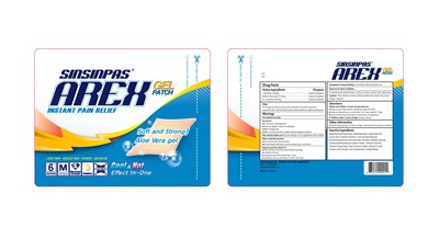 Sinsinpas Arex Gel Patch (Sinsinpas Arex Gel Patch Label)